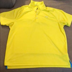 Yellow Puma Golf Shirt, size L
